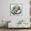 Sleeping Bear-11CT Stamped Cross Stitch 40*40cm/15.75*15.75in