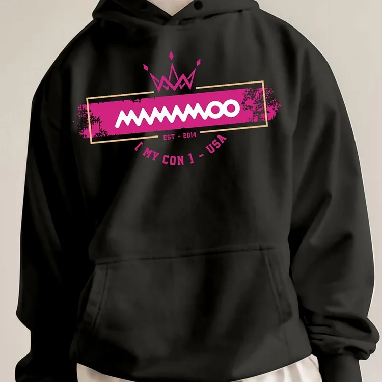 MAMAMOO World Tour MY CON in USA Logo Hoodie