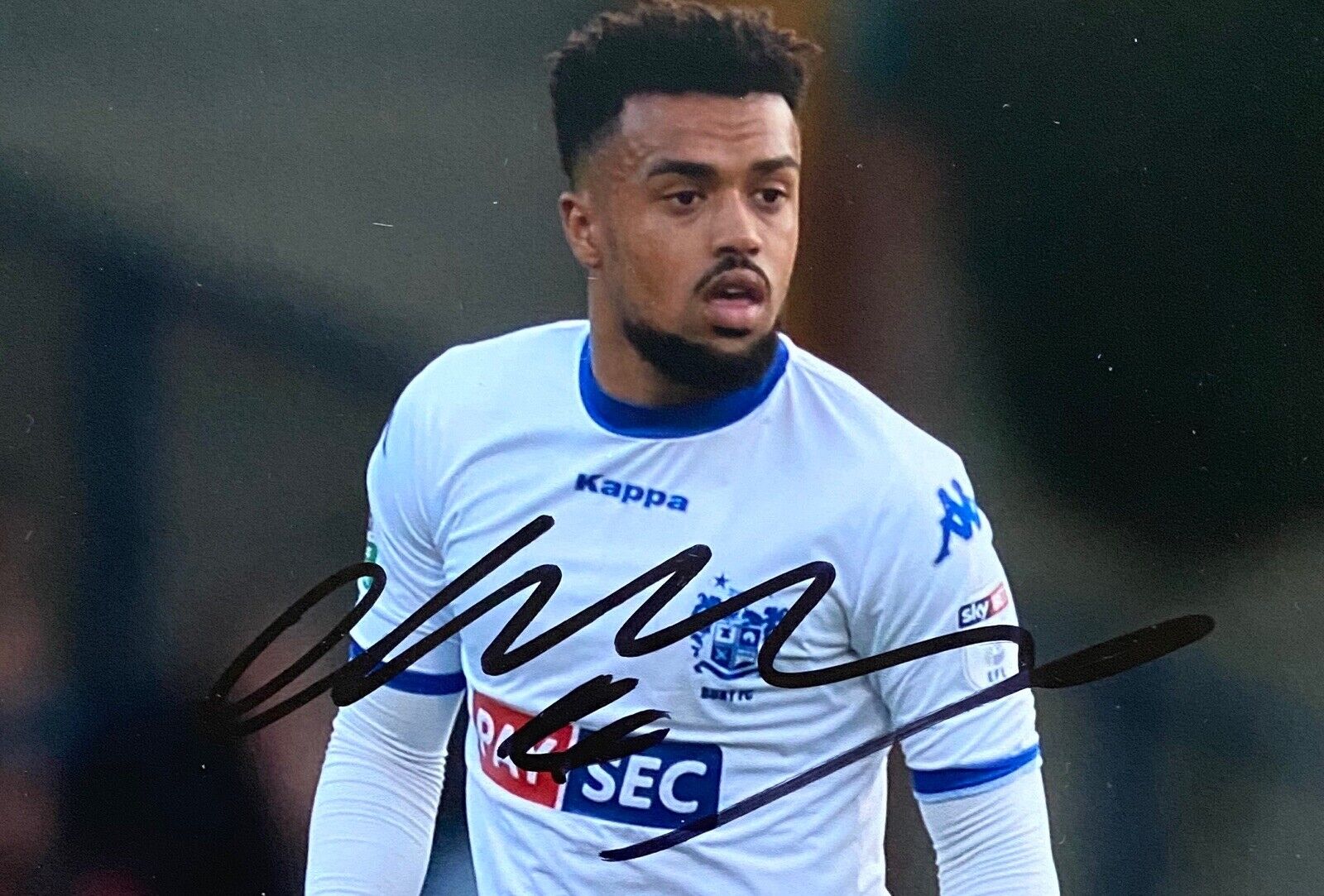 Nicky Ajose Genuine Hand Signed 6X4 Photo Poster painting - Bury