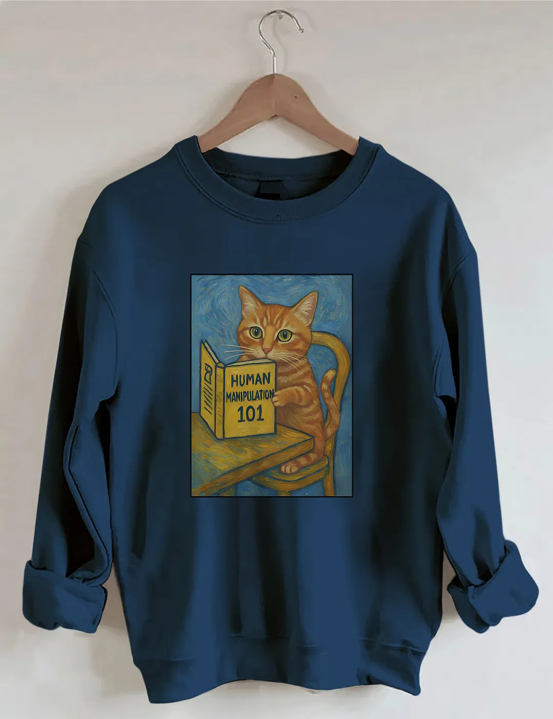 Funny Cat Human Manipulation Sweatshirt