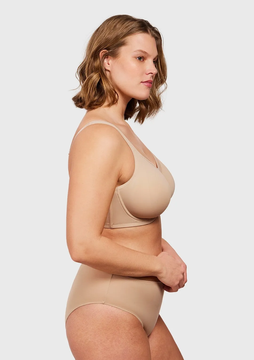 CoolComfort Smoothing Unlined Minimizer Underwire Bra