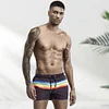 Gioiacombo&trade; Pantaloncini sportivi da spiaggia da uomo con stampa arcobaleno