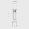 4Pcs XPE+COB LED Camping 300LM Flashlight Zoomable Bright Torch USB-C Lantern