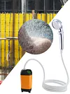 Outdoor Camping Shower 4800mAh Hiking Shower IPX7 Waterproof Easy To Use