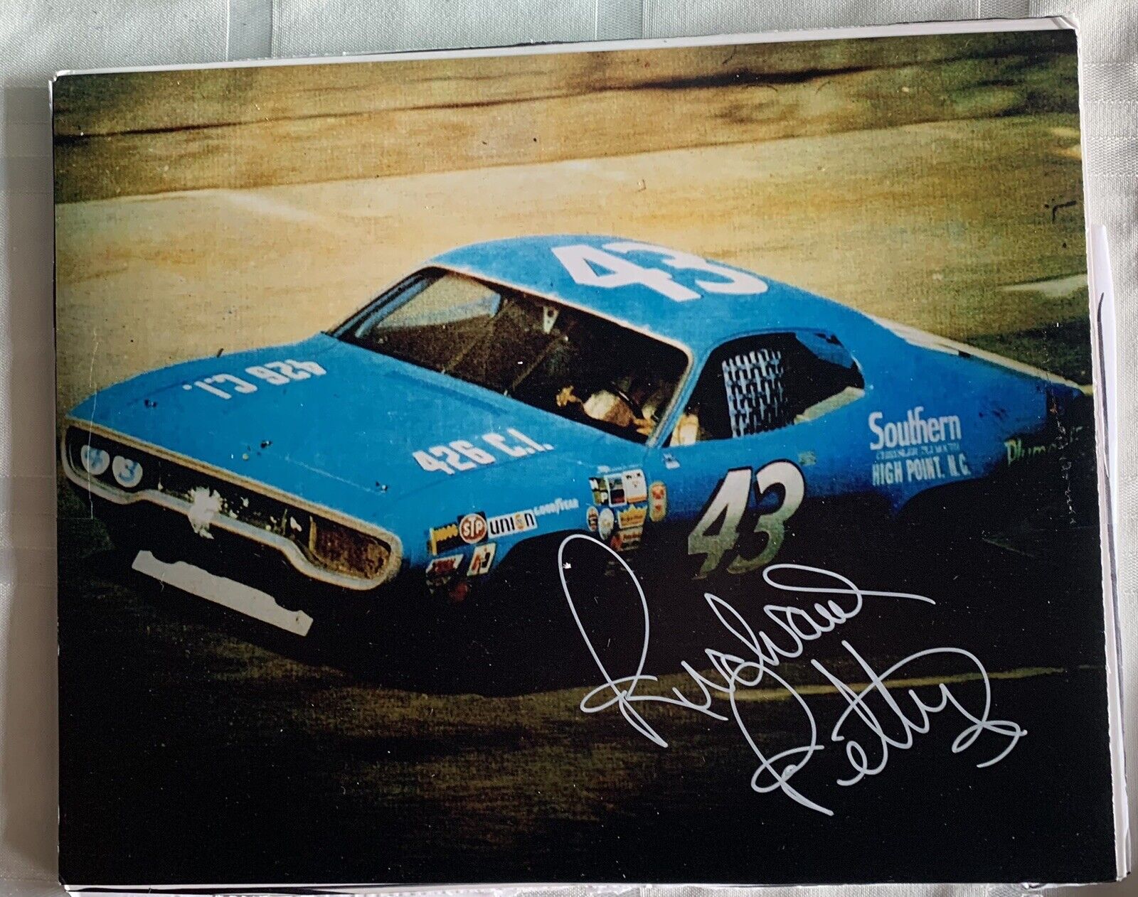Richard Petty Signed Auto 8x10 Photo Poster painting Pic Nascar