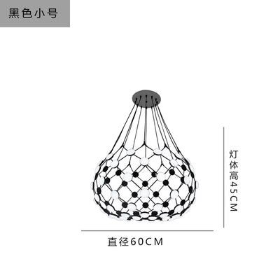Modern Chess Pieces LED Pendant Lights Loft Decor Pendant Lamp Luminaire Acrylic Lampshade Living Room Bedroom Light Fixtures