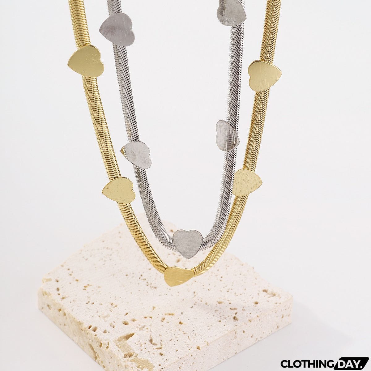 Love Simple Metal Necklace