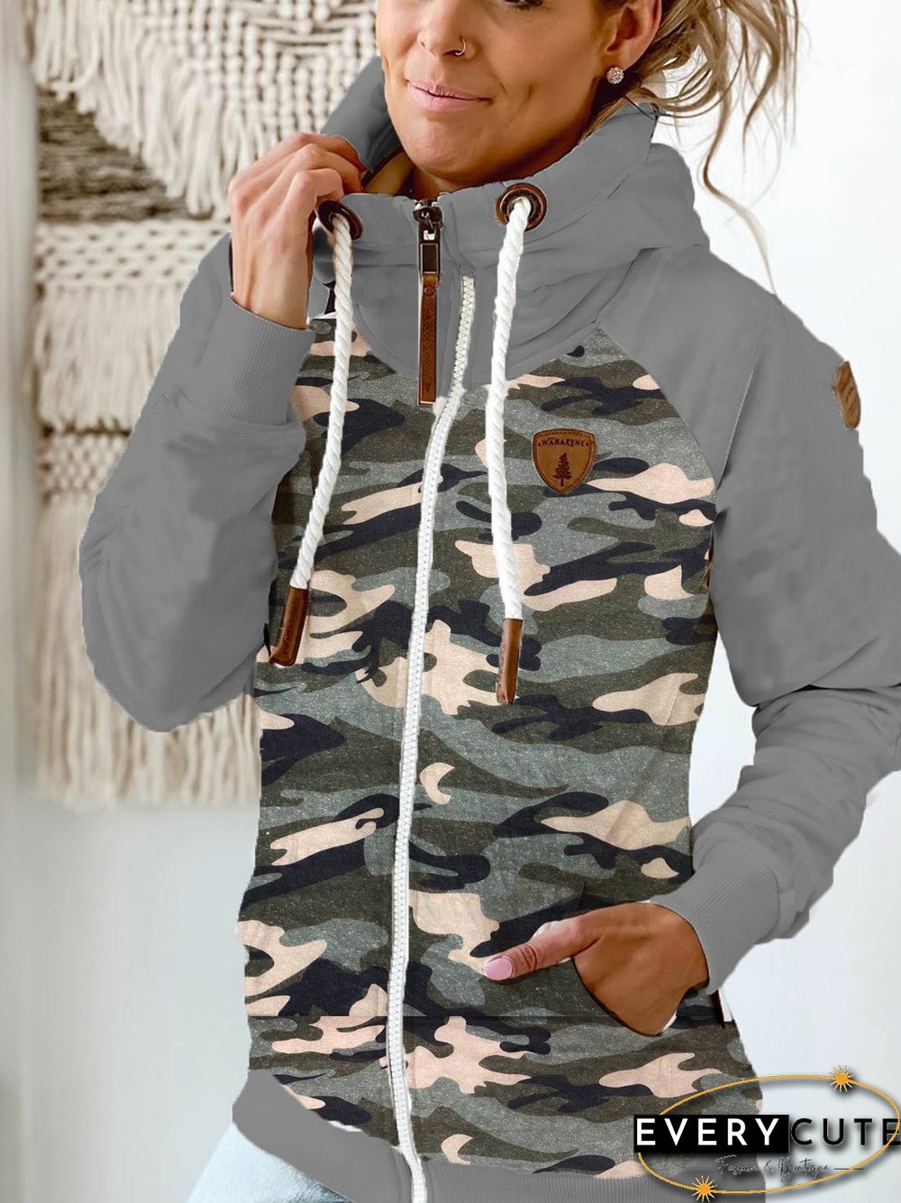 Gray Shift Long Sleeve Sweatshirt