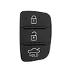 3 Buttons Flip Folding Remote Car Key Shell Pad Replacement for Hyundai