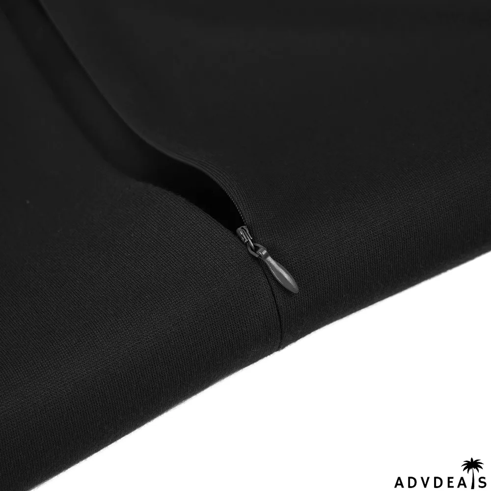 Vintage Style Solid Sleeveless V-Neck Midi Dress