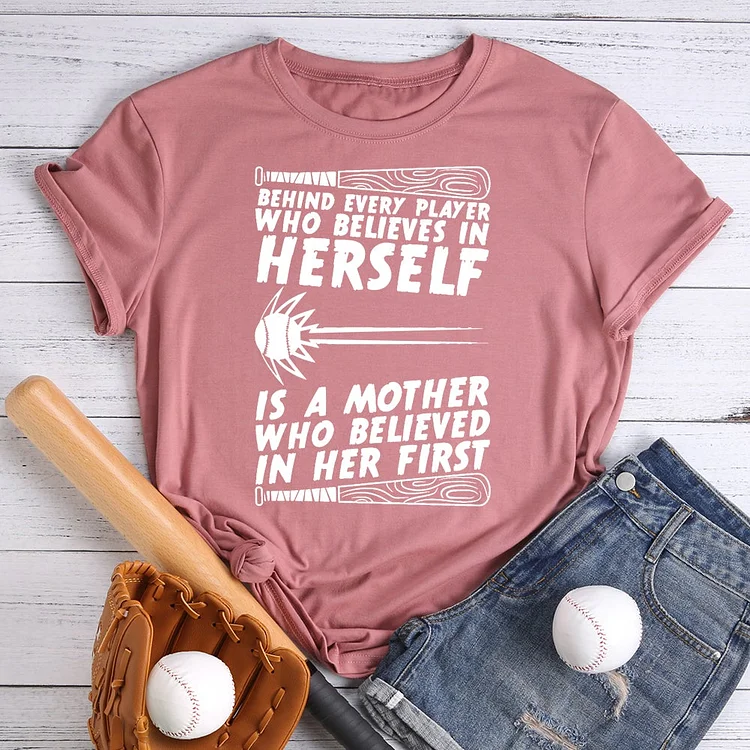 Baseball Mom T-shirt Tee -012979