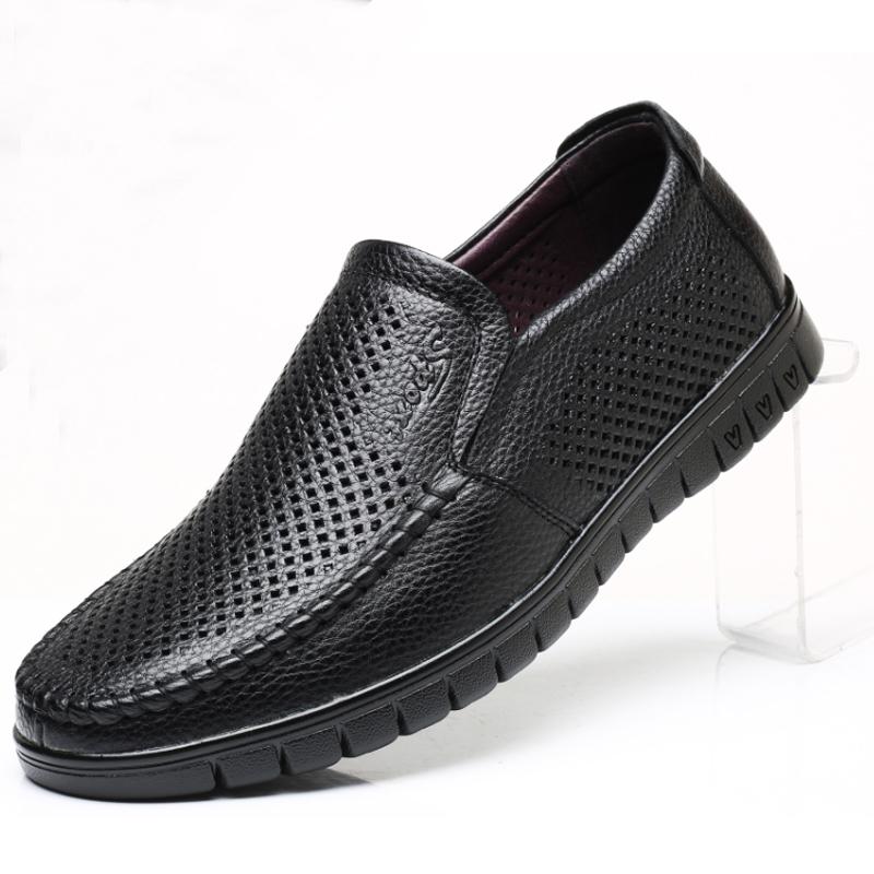 Dacomfy Men Fashion Style Casual Leather Loafers Shoes 