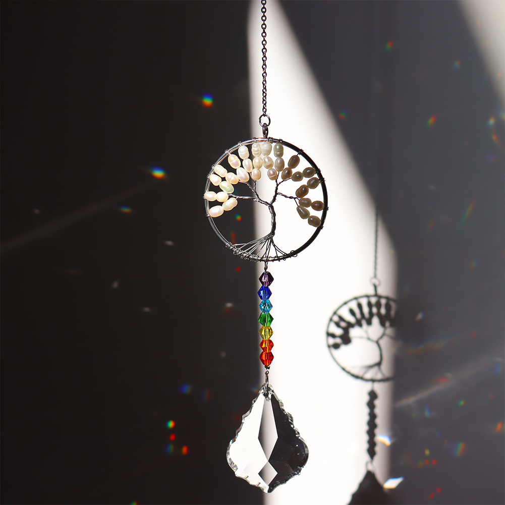 

Pearl Life Tree - Art Crystal Suncatcher, 501 Original