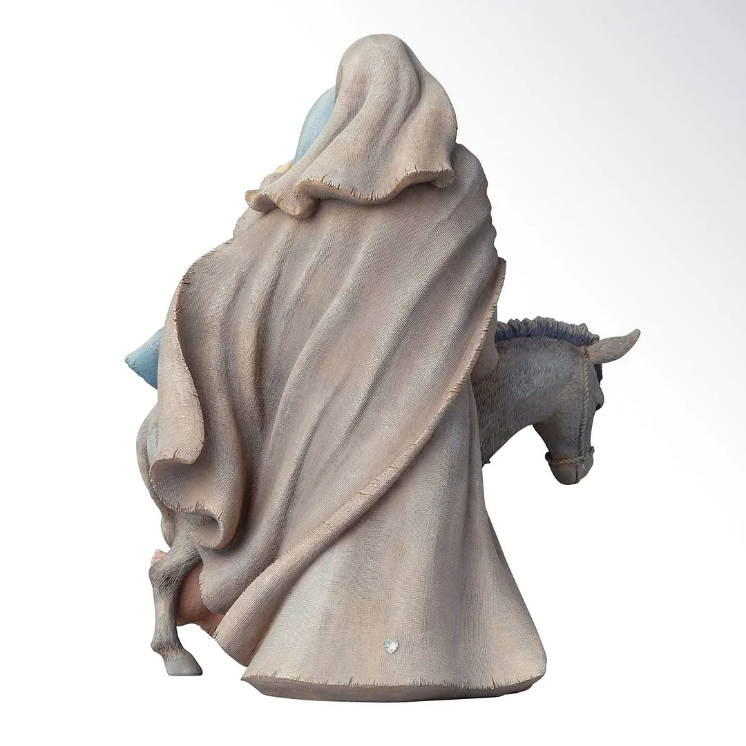 Karen Hahn Holy Family with Donkey Figurine by Enesco