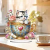 Tasse &Agrave; Th&eacute; Chaton-Bricolage Ornement
