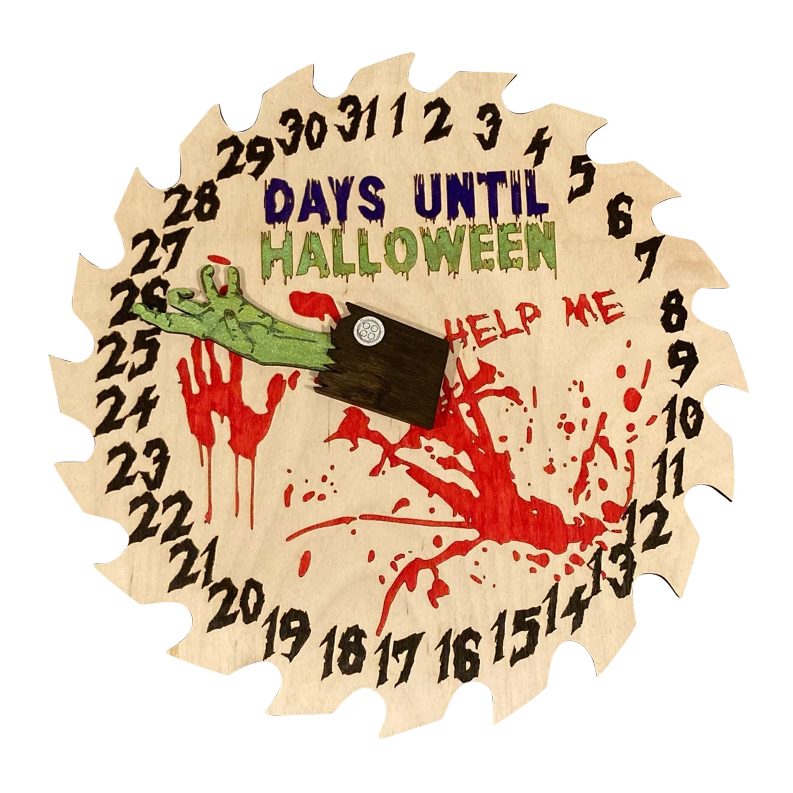 🎃2023 Halloween Countdown Wooden Decoration - tree - Codlins