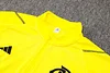 Joyfball 2024/2025 Flamengo Half-Pull Training Suit Yellow Football Shirt 1:1 Thai Quality