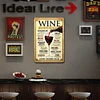 Wine From Around The World - Metal Tin Signs(8*12Inch/12*16Inch) - Bar