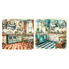 (Multi-Style) Kitchen Restaurant-11CT Stamped Cross Stitch 50*50cm/19.69*19.69in tapestrymarket