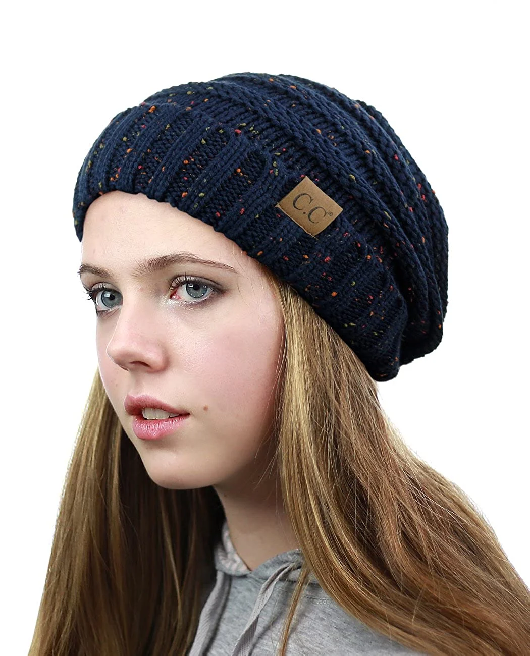 Beanie Hat  Oversized Baggy Slouchy Thick Winter Beanie Hat