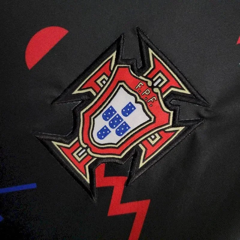 2024 Portugal Training Wear Black Football Shirt 1:1 Thai Quality