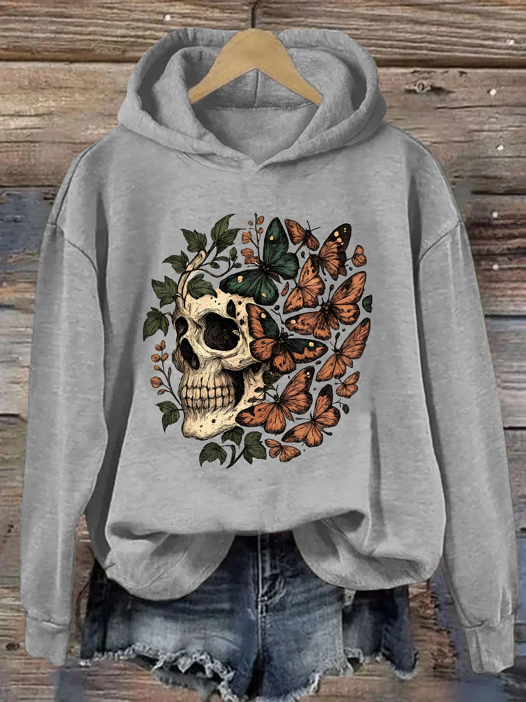 Skull & Butterflies Hoodie