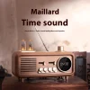Maillard Time Speaker with Ambient Light, Time Display, and TF/USB AUX Support