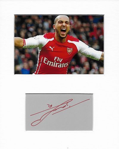 Theo Walcott Arsenal genuine authentic autograph signature and Photo Poster painting AFTAL COA