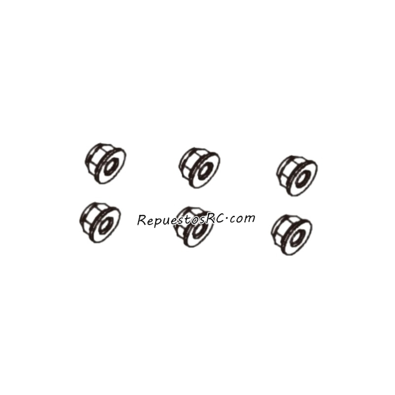 Piezas para Coche RC PD Racing T8 Tornillo 