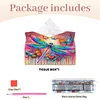 Butterfly Diamond Painting Tissue Box Cover DIY Desk Organizer