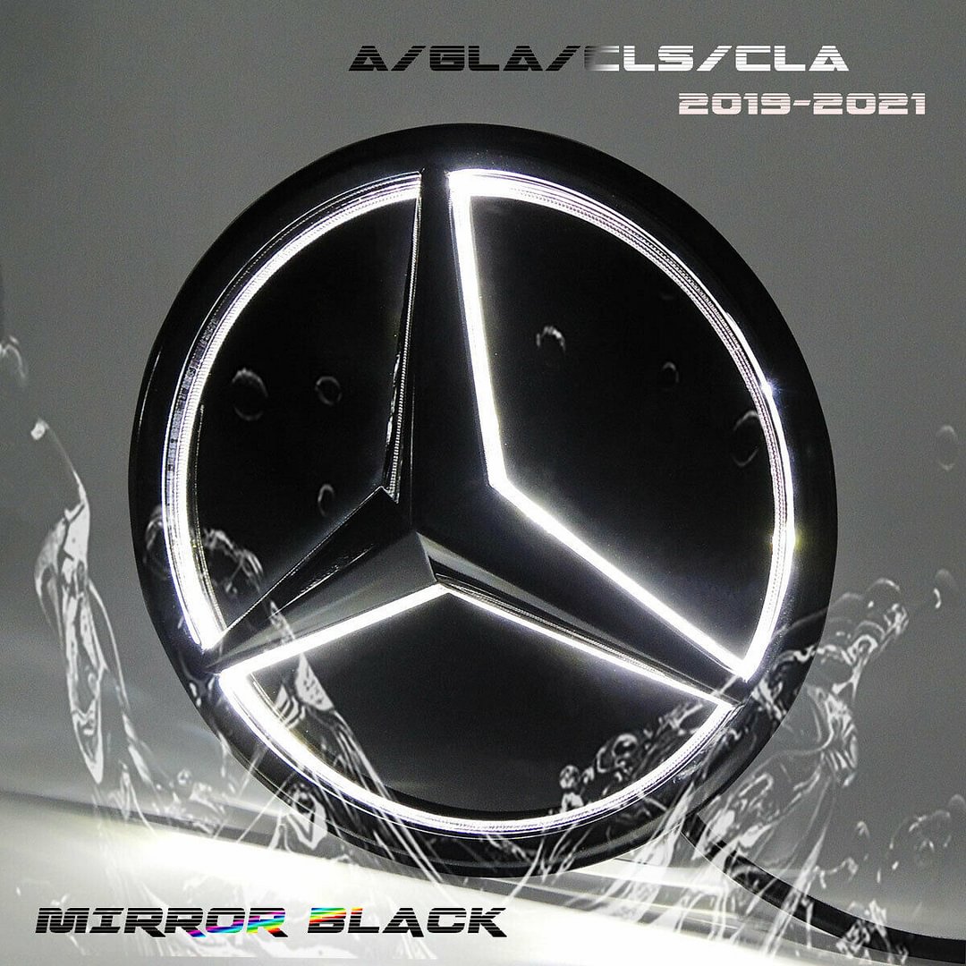 Car Led Star Logo Grille Badge Light For Mercedes Benz C/A/GLA/CLS/CLA 2019-2021  dxncar