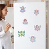 6Pcs Elf Mädchen - 5d DIY Handwerk Aufkleber Magnet