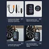 Electric Car Inflation Pump Rechargeable Lighting Power Bank Digital Tire Pump
