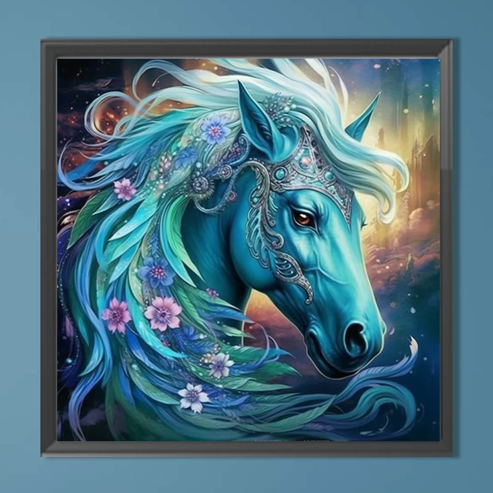 Diamond Painting - Full Round Drill - Horse(Canvas|40*40cm)