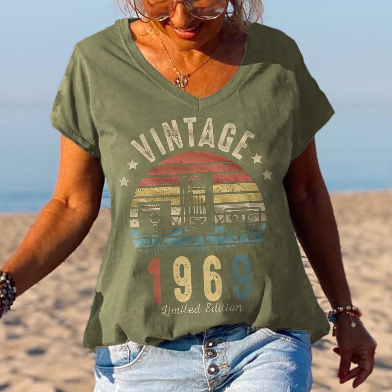 Vintage 1969 Limited Editon Printed T-shirt
