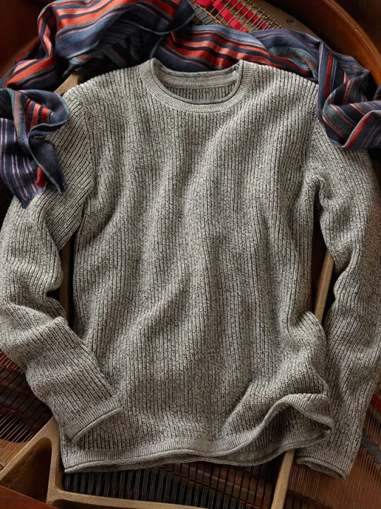 Pre-sale Round Neck Plain Knitted Top