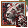 Lion-11CT Stamped Cross Stitch 40*40cm