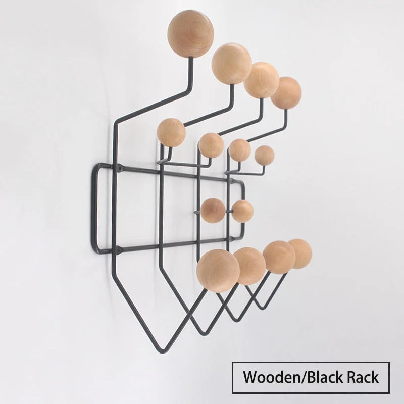 Multicolor Hange Furniture Coat hanger  Ball Rack Milti-purpose Hook For Wall Ornaments For Kid Gift Metal Bag Decor.