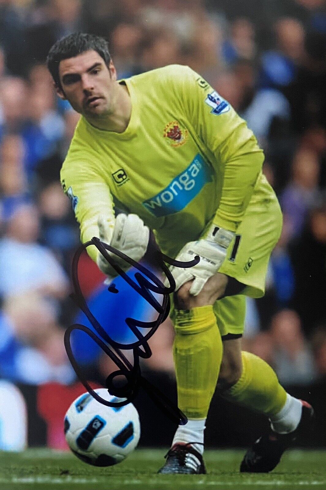 Matt Gilks Genuine Hand Signed Blackpool 6X4 Photo Poster painting