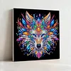 (Pre-Framed)Wolf-Special Shape Diamond Painting Kit(25x25cm)