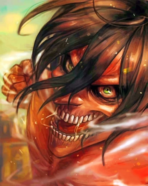 

Eren Jaeger Titan – Paint By Numbers - 40*50CM, 501 Original