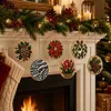 6pcs DIY Pearl Diamond Painting Christmas Tree Hanging Ornaments