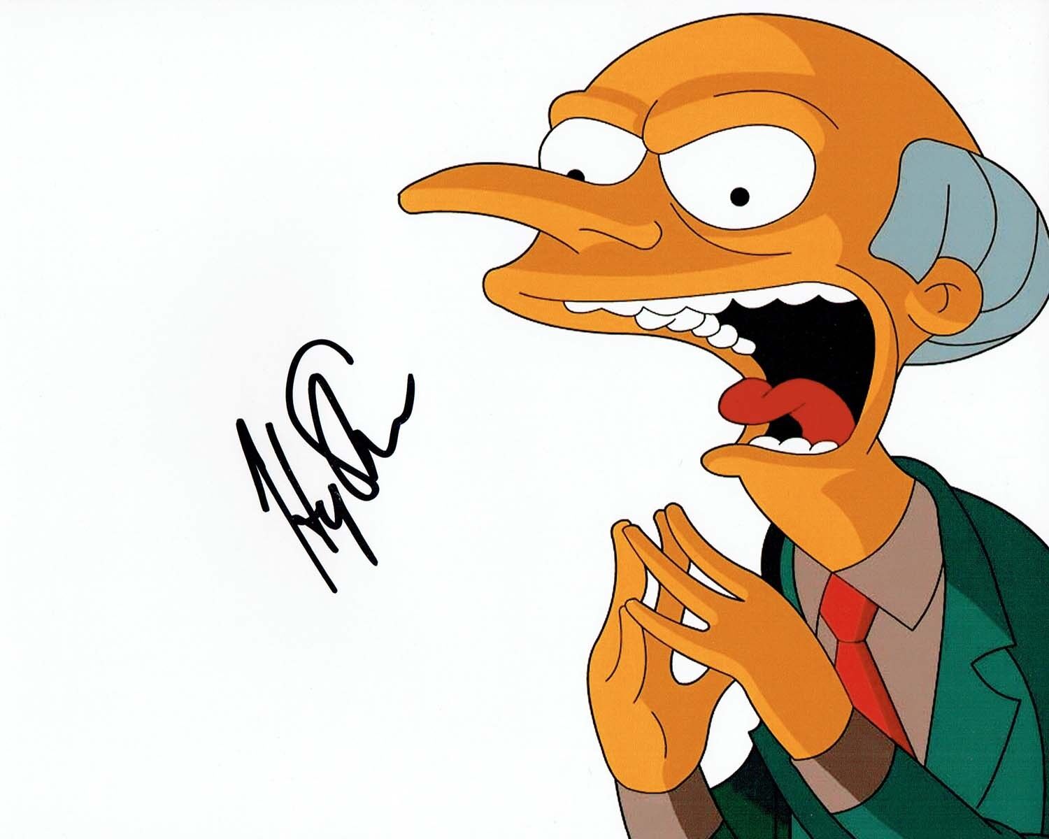 Harry SHEARER Signed Mr BURNS Autograph 10x8 Photo Poster painting 4 AFTAL COA The Simpsons