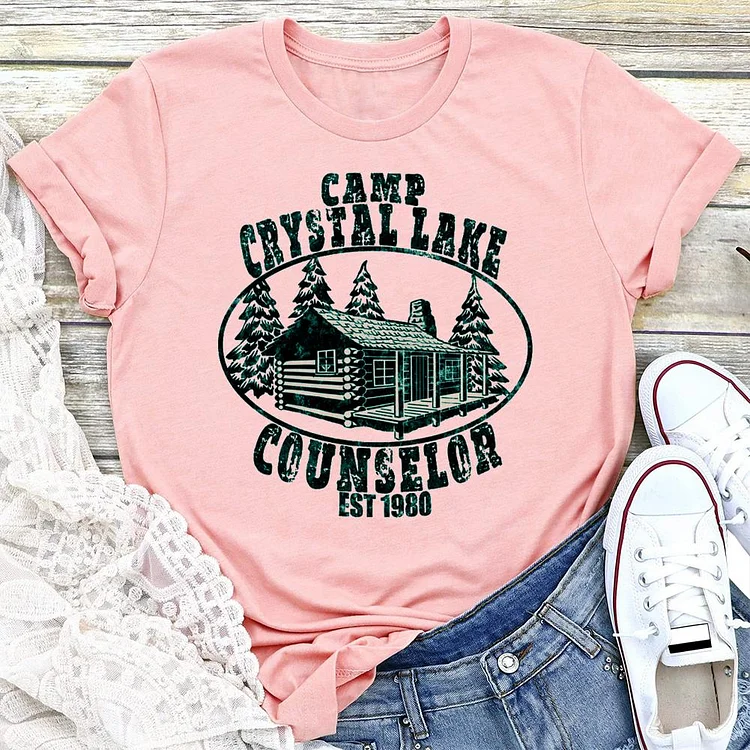 Camp Crystal Lake T-shirt Tee-02832-Annaletters