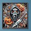 Diamond Painting - Partial Special Shaped Drill - Halloween Skeleton(Canvas|30*30cm)