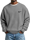 Men's Fashionable Loose-Fitting Versatile Crew Neck Sweatshirt