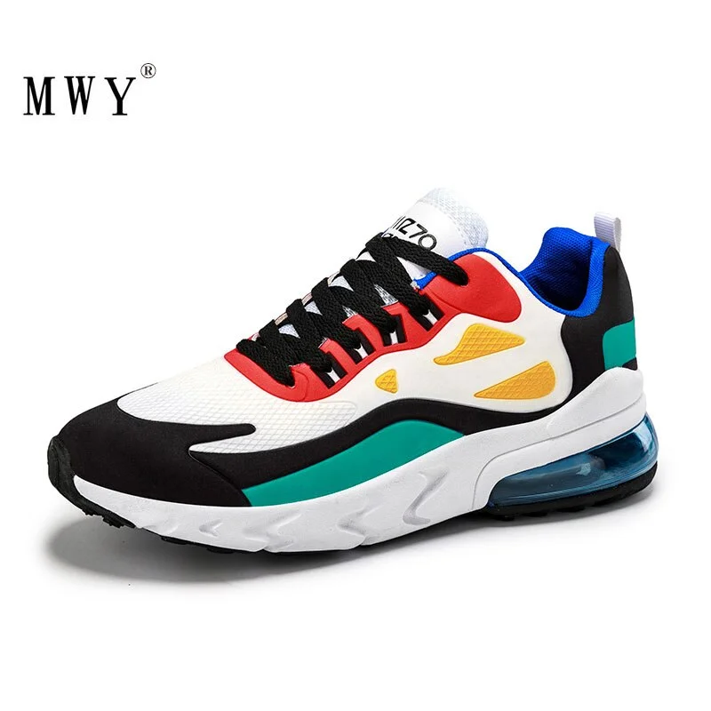 MWY  Retro Casual Shoes Men Breathable Mesh Outdoor Air Cushion  Sneakers Zapatillas De Hombre Walking Trainers Plus Size 47