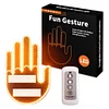 Glogesture Hand Light with Remote, 7Light Modes Hand Signal for Car Window, Hand Gesture Light for Car Back Window, Road Rage LED Sign for Car, Car Accessories for Men 