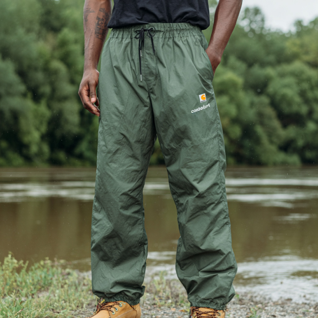 Green Waterproof Outdoor Trousers