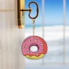 9Pcs DIY Diamond Painting Donuts Keychain